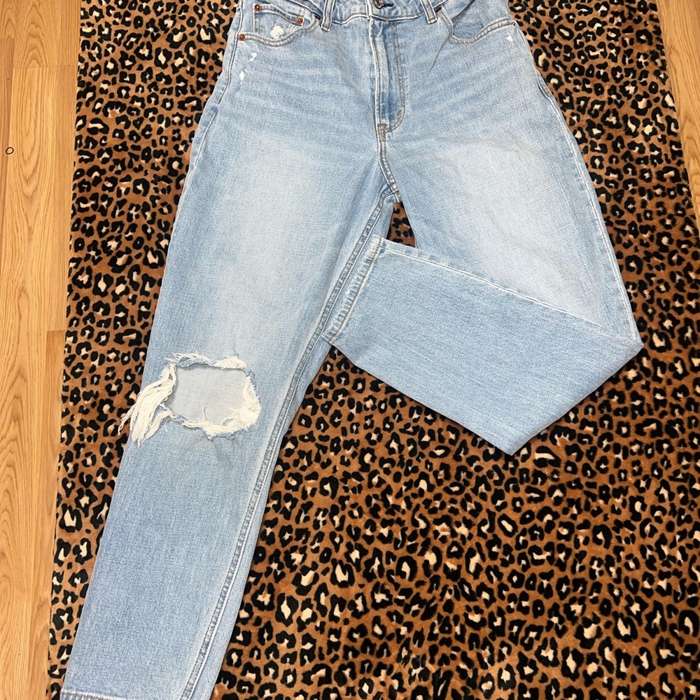 Abercrombie & Fitch Light Blue High Rise Jeans